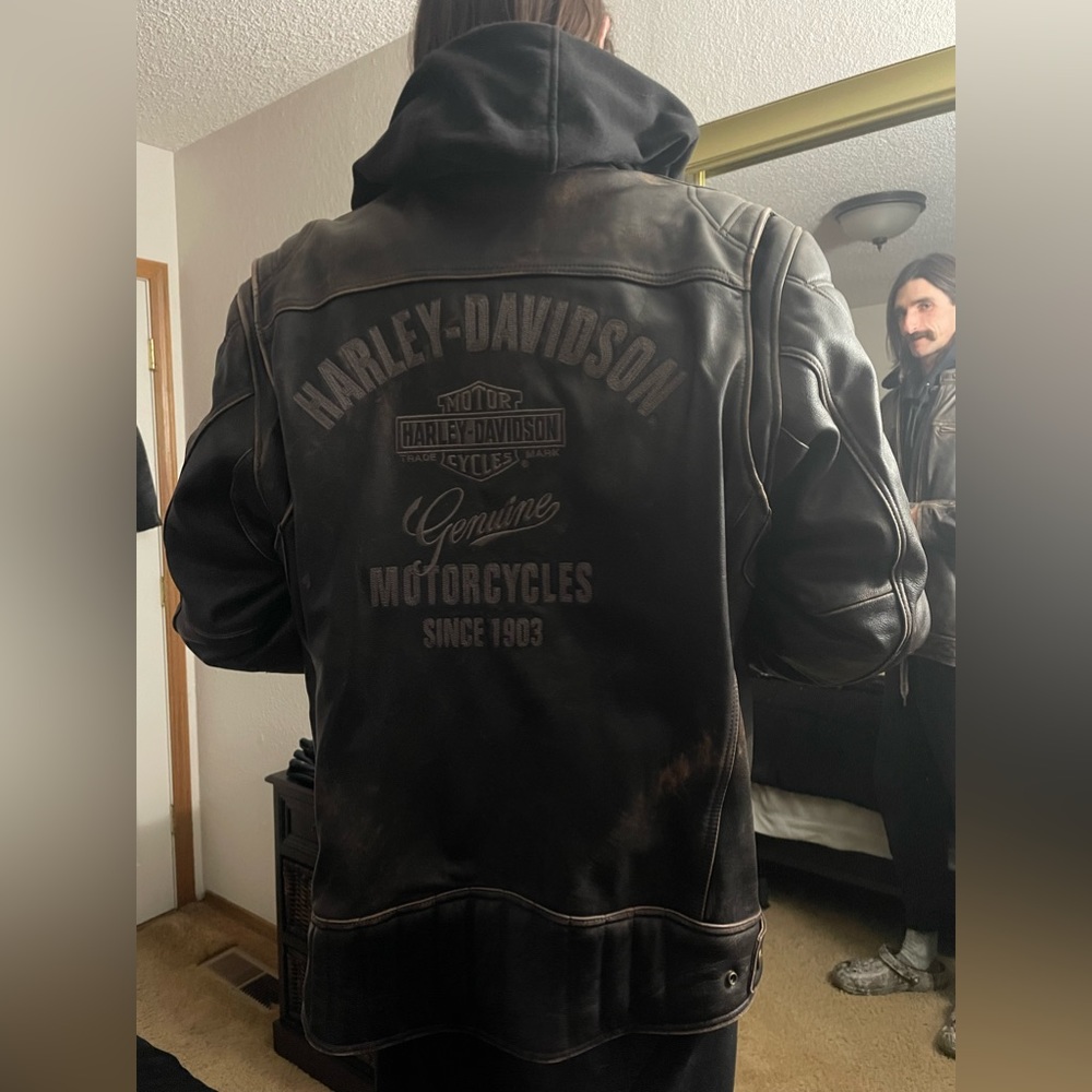Harley Davidson riding leather jacket